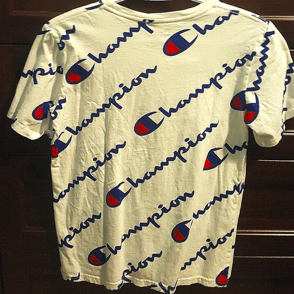 Champion Classic Allover Logo T-Shirt - Picture 2 of 3